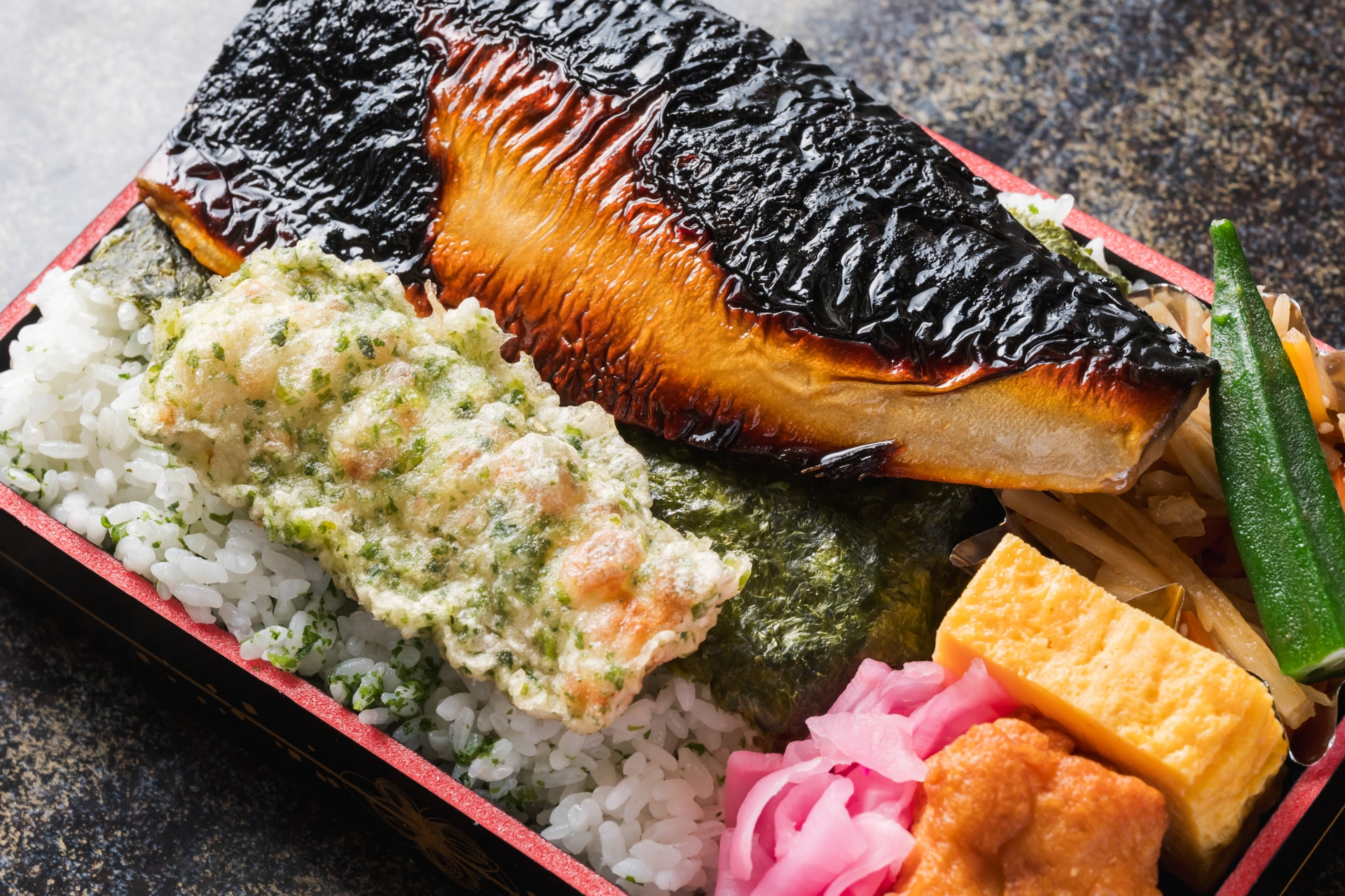 料亭の味 鯖のり弁当